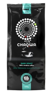 Chaqwa Dark Roast 250g Bønner