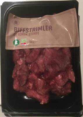 Biffstrimler av norsk storfe