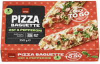 Coop Pizza Baguette med Pepperoni 250g
