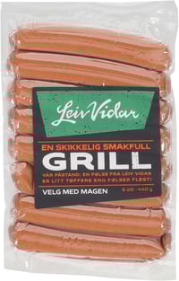Grillpølse 440g Leiv Vidar