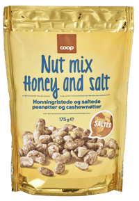 Coop Nøttmix Honning & Salt 175g