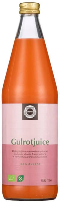 Gulrotjuice Økologisk 0,75l Helios