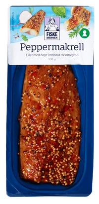 Peppermakrell Varmrøkt 100g Fiskemannen