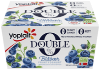 Yoplait 00% Blåbær 4x125g