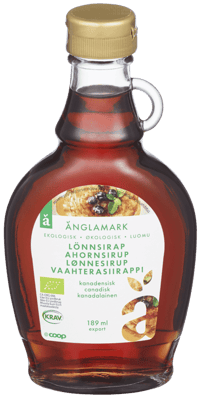 Änglamark Lønnesirup 189ml