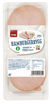 Coop Hamburgerrygg 2x100g