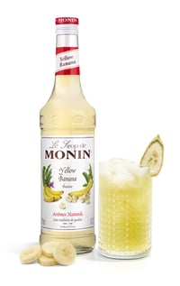 Monin Banan Gul Sirup 70cl