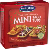 Mini Taco Tubs 120g Santa Maria