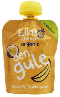 Smoothie Gul Økol 6mnd 90g Ellas