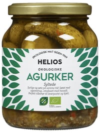 Agurker Hele Økologisk 350g Helios