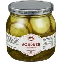 Agurker Riflekuttede Skiver 530g