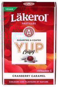Läkerol Yup Crispy Cranberry 40g