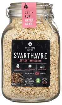 Svarthavregryn Lettkokte 900g Den Sorte Havre