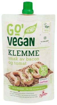 Plantebasert Klemmeost Bacon & Tomat, 165 g