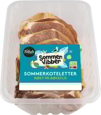 Sommerkotelett Bøkerøkt Ca1,1kg Sommervibber