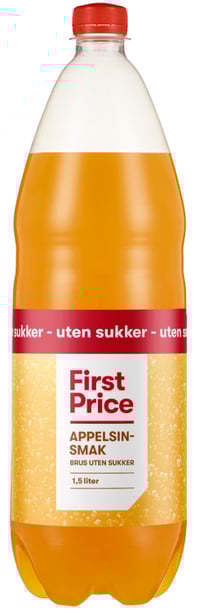Brus Appelsinsmak Light 1,5l First Price