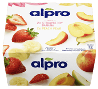 Alpro Alternativ til Yoghurt Fersken 4stk a 125g