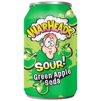 Warheads Green Apple Sour Soda 355ml boks