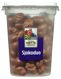 Sjokoduonøtter 140g Dln
