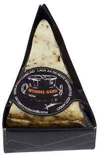 Kvit Geitost m/Ramsløk Ca 175g Myrdal