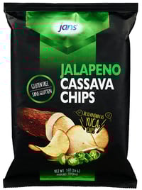 Jans Cassava Chips Jalapeno
