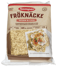 Semper Frøknekkebrød med Sesam & Chia 170g