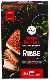 Ribbe Sous Vide Krydret u/Ben Ca500g Stek Perfekt