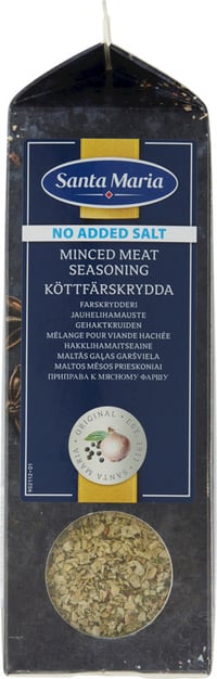 Kjøttdeigkrydder No Added Salt 490g Santa Maria