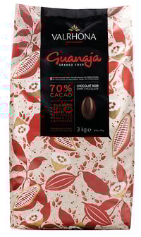Sjokolade Mørk 70% "guanaja" 3kg Valrhona