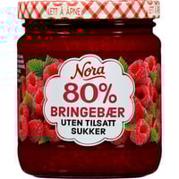Bringebærsyltetøy U/ Tilsatt Sukker 275g
