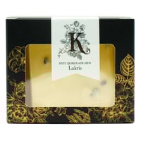 Sjokoladeflak Hvit m/Lakris 100g Kvarstad Sjokolade