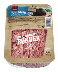 Coop Kjøttdeig av Storfe&Svin 17% 400g