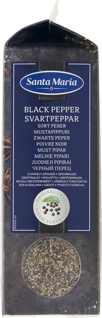 Sort Pepper Grovmalt 460g Santa Maria