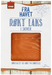 Coop Røkt Laks i Skiver 220g