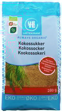 Kokossukker Økologisk 280g Urtekram