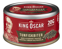 King Oscar Tunfisk i Olivenolje Pepper 85g