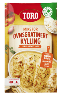 Toro Miks for Ovnsgratinert Kylling 40g