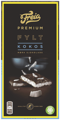 Freia Premium Fylt Kokos 150g