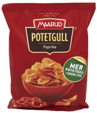 Maarud Potetgull Paprika 260g