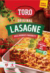Lasagne Familiepakke 310g Toro