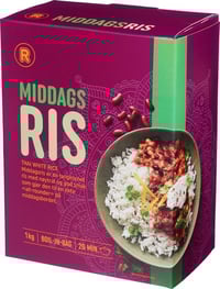Middagsris Boil In Bag 8x125g, 1 kg