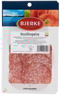 Vossfårepølse 70g