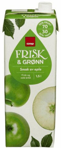 Coop Frisk og Grønn 1,5l
