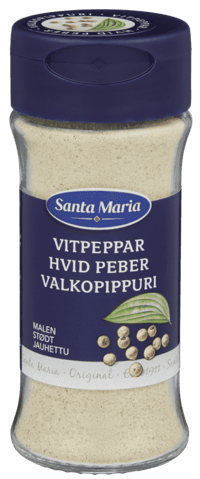 Santa Maria Malt Hvit Pepper 35g