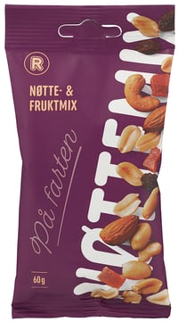 Nøtte- og Fruktmix 60g Rema 1000