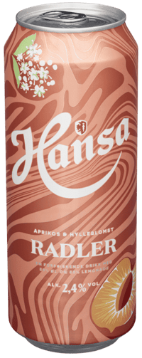 Hansa Radler Aprikos/Hylleblomst 0,5l