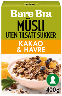 Bare Bra Müsli Kakao & Havre 400g
