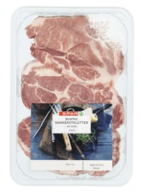 Svin Nakkekotelett Benfri 540g Spar
