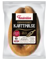 Kjøttpølse Grovkvernet 350g Finsbråten