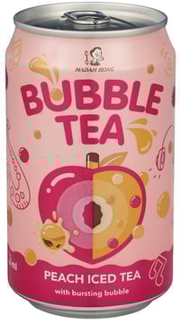 Bubble Tea - Peach Iced Tea 315ml Madam Hong